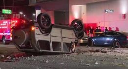 Driver drops from 3rd floor of parking garage with a G-Class and survives