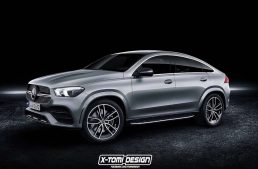 The future Mercedes GLE Coupe embraces familiar styling