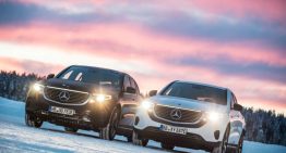Mercedes-Benz EQC goes dancing on ice