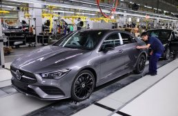 New Mercedes-Benz CLA hits the assembly line