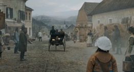 The movie commercial with Bertha Benz was filmed in the land of Dracula