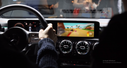 New Mercedes CLA let’s you play Mario Kart on its central display