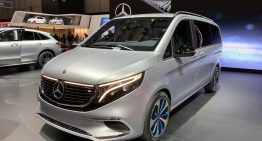 LIVE from GENEVA 2019: Mercedes EQV Concept with 8 seats, 0 emissions