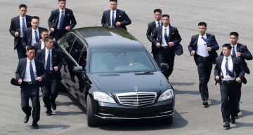 Kim Jong Un gets his armored Mercedes limousines from unknown sources