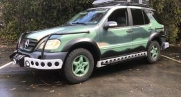 Jurassic Park inspired Mercedes-Benz ML for sale on ebay