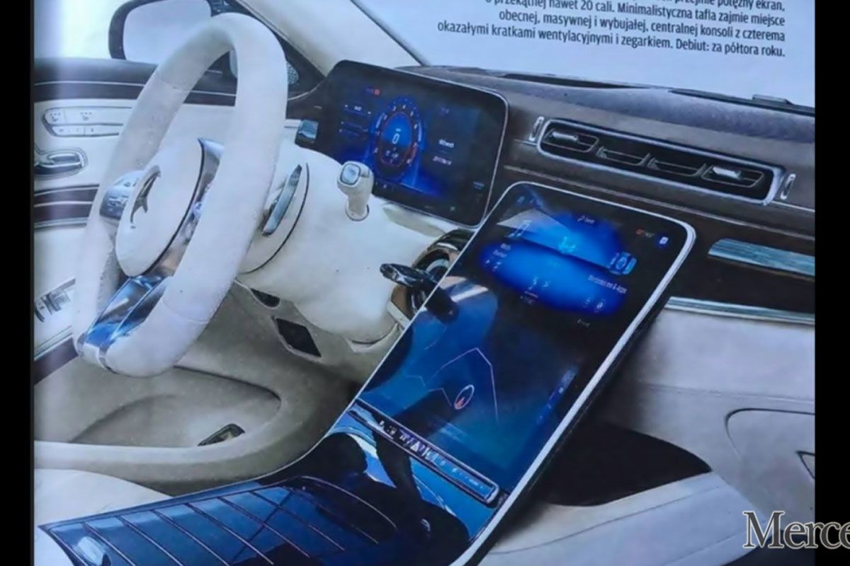 Mercedes S Class Is This The Interior Of The All New Luxury Flagship Mercedesblog
