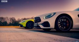 Mercedes-AMG GT S vs Aston Martin V8 Vantage in Top Gear clash