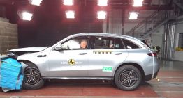 What is the EuroNCAP rating for the new Mercedes-Benz EQC and CLA?