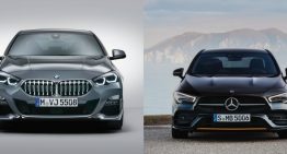 BMW 2 Series Gran Coupe vs Mercedes-Benz CLA: first static comparison