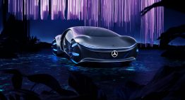 Driving the Mercedes-Benz Vision AVTR feels like playing a video game