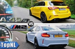 Who accelerates best: The Mercedes A45 or the BMW M2?