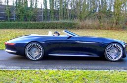 Supercar Blondie drives the undriveable: Mercedes-Maybach Vision 6 Cabriolet