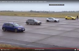 Mercedes-AMG A 45 S 4Matic+ vs BMW M2, Audi RS3, VW Golf R: Drag race