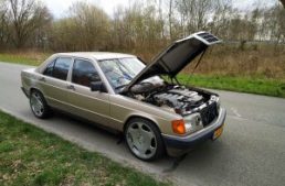 Extreme: perfectly street legal Mercedes-Benz 190 powered by a 6.0 liter V12 from 600 SEL