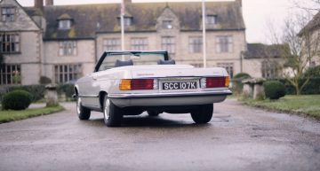 Goodbye, V8! This is the world’s first electric classic Mercedes-Benz SL