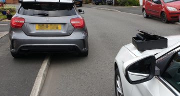 He bought a Mercedes-AMG A 45. Police seized the car when he was going home from the dealership