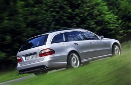 A Mercedes-Benz E 55 AMG gets a 2020 tech makeover