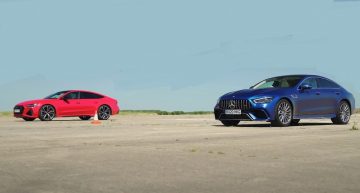 Mercedes-AMG GT 63 S meets arch enemy Audi RS7