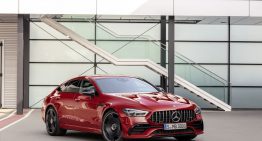 Mercedes-AMG GT4-door coupe updated with MBUX multimedia system