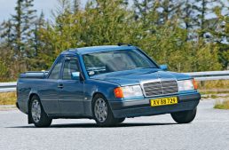 A Mercedes-Benz E-Class became a pick-up in Denmark. PHOTO GALLERY