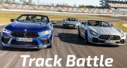 Mercedes-AMG GT R takes on the Audi R8 and the BMW M8 on the racetrack