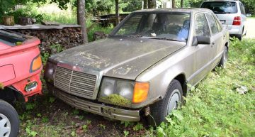 A diesel Mercedes-Benz starts for the first time in 16 years