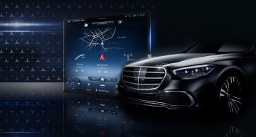 First glance at the future Mercedes-Benz S-Class MBUX infotainment display