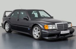 A Mercedes 190 E 2.5-16 EVO II with only 9,307 km on board for sale