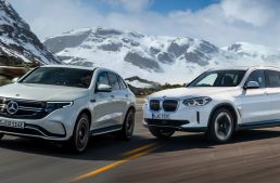 First comparison Mercedes EQC vs BMW iX3