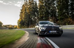 Mercedes-AMG GT4-door coupe wants to break the record of the new Porsche Panamera Turbo S
