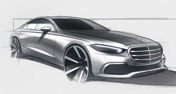 Future Mercedes-Benz S-Class shows up in one more teaser before the official reveal