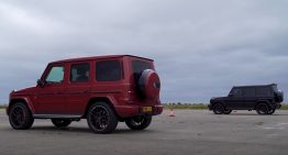 Mercedes-AMG G 63 fights… itself in a drag race. VIDEO
