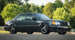 A rare Mercedes 500E Brabus 6.0 could not be sold at auction