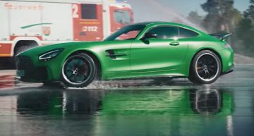 Tribute to firemen. Mercedes-AMG takes people who save lives to the racetrack