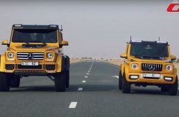 Fake Mercedes-AMG G63 4×4 Squared fights the real deal