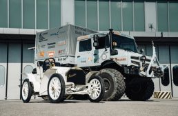 How does the Mercedes-Benz Unimog look among the company’s passenger cars?