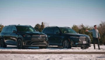 Mercedes-AMG GLS 63 meets rival Alpina BX7. Fast, powerful, luxurious