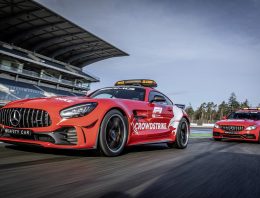 Formula 1 Safety Car and Medical Car show up in bright red this season