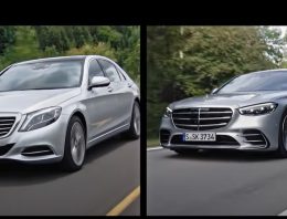 Mercedes-Benz shows the exact differences between the new and former S-Class generations