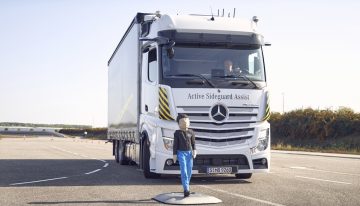 The innovative feature that the Mercedes-Benz trucks receive
