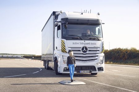 The innovative feature that the Mercedes-Benz trucks receive