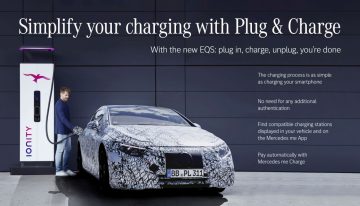 The new Mercedes EQS will be able to charge without authentification