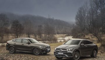 Comparative test Mercedes GLE 350 d 4Matic Coupe vs BMW X6 xDrive40d