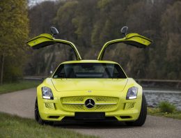 Mercedes-Benz SLS AMG Electric Drive for sale. The asking price is heart-stopping
