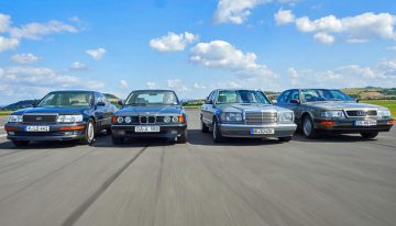 What did luxury look like 30 years ago? Classic comparison test Mercedes 420 SE, Lexus LS, Audi V8 and BMW 735i