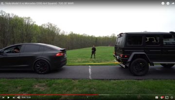 Who offers better traction? Tesla Model S or Mercedes G 500 4×42?