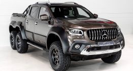 A one-off Mercedes X-Class 6×6 sold