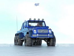 Arctic Trucks develops the Mercedes-Maybach G-Class 6×6 Hakkapeliitta polar explorer