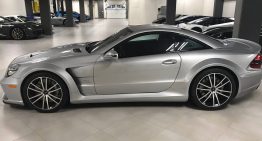 A very rare R230 Mercedes SL65 AMG Black Series with only 10,000 miles for 350,000 USD