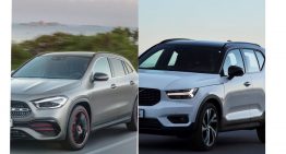 The future Mercedes GLA will have the same hybrid system as the Volvo XC40
